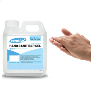 Puratise 1 Litre Hand Sanitiser Gel