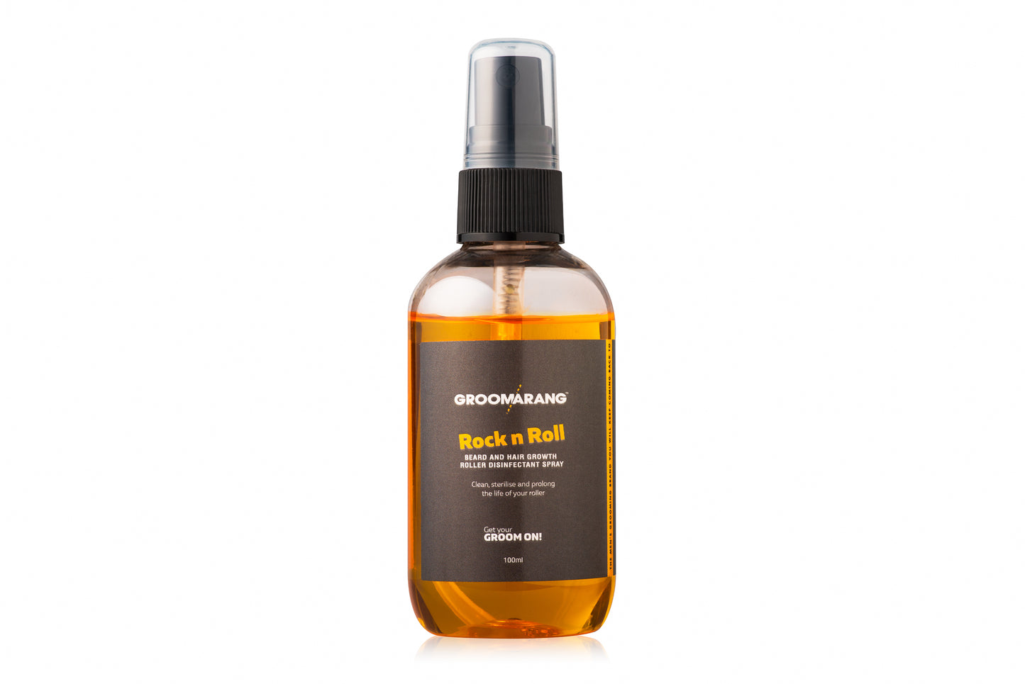 Groomarang 'Rock n Roll' Beard and Hair Growth Roller Disinfectant Spray 100ml