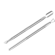 Load image into Gallery viewer, Gel Polish Nail Scraper with Triangle Head &amp; 2 in 1 Nail Scraper and Cuticle Pusher