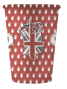 Vintage Coronation 8 Pack Cups