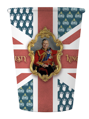 Vintage Coronation 8 Pack Cups