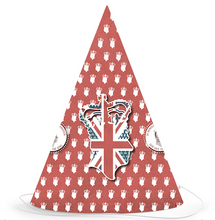 Load image into Gallery viewer, Vintage Coronation 8 Pack Party Hats