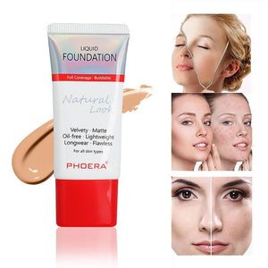 Phoera Liquid Foundation Tube Packaging
