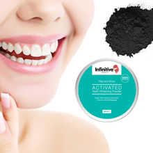 Load image into Gallery viewer, IB Rise and Shine Charcoal Teeth Whitening Powder - 50g