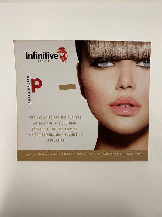 Infinitive Beauty Gold Collagen Lip Mask Packaging Sleeve