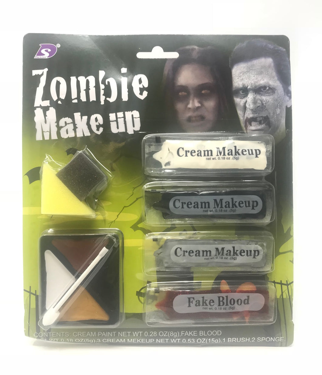 Halloween Zombie Makeup Kit
