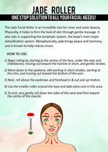 Load image into Gallery viewer, Glamza Jade Roller &amp; Gua Sha Scraping Tool Set