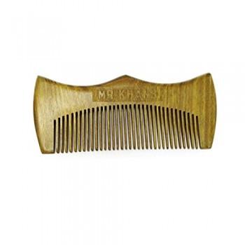 Mr Khans Handmade Engraved Wooden Beard Comb