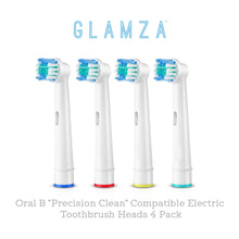 Load image into Gallery viewer, Oral B &quot;Precision Clean&quot; Compatible Electric Toothbrush Heads 4 Pack