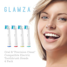 Load image into Gallery viewer, Oral B &quot;Precision Clean&quot; Compatible Electric Toothbrush Heads 4 Pack