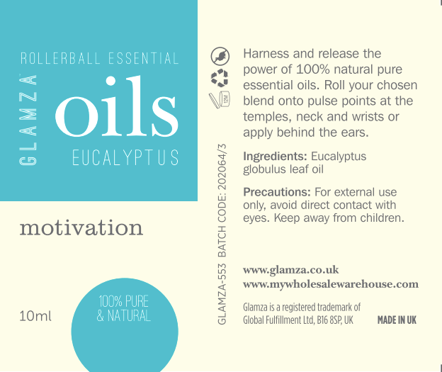 Glamza Roller Ball Essential Oils 10ml
