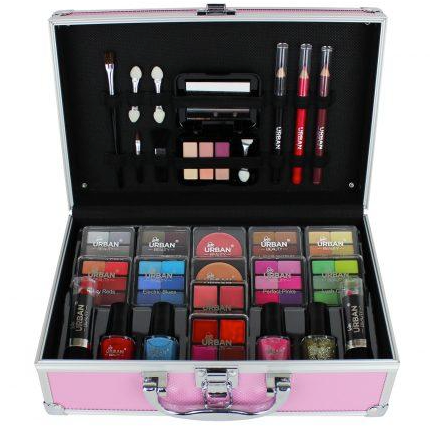 Delights Love Urban Beauty 82 Piece Eyeshadow Vanity Case