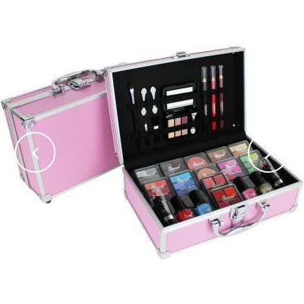 Delights Love Urban Beauty 82 Piece Eyeshadow Vanity Case