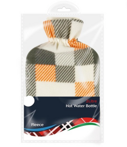 Generise 2 Litre Hot Water Bottle with Fleece Cover