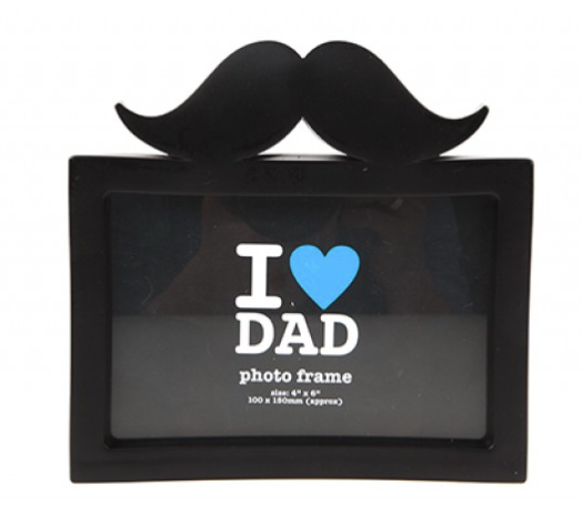 Generise Fathers Day 4 X 6" MOUSTACHE FRAME IN