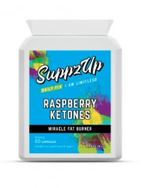 SUPPZUP -RASPBERRY KETONES 600MG 60 CAPSULES