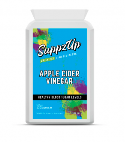 SUPPZUP -APPLE CIDER VINEGAR 500MG 120 CAPSULES