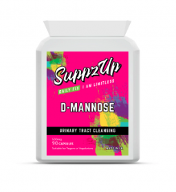 SUPPZUP- D-MANNOSE 500MG 90 CAPSULES