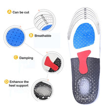 Load image into Gallery viewer, Sports Adjustable Arch Support Orthotic Footwear Insoles