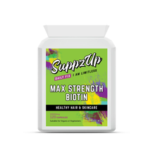 Load image into Gallery viewer, SUPPZUP -BIOTIN 10,000MCG 120 TABLETS