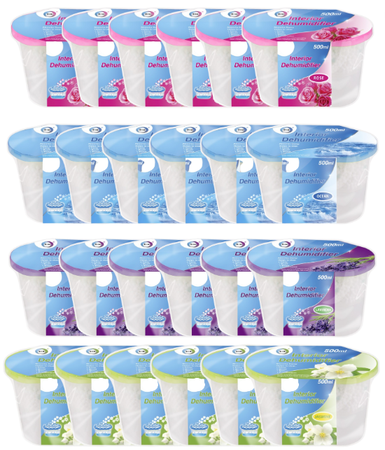 Generise 500ml Scented Interior Dehumidifiers X24 (FULL CARTON)