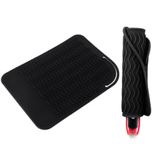 Load image into Gallery viewer, Glamza Silicone Hair Straightener Heat Protection Mat Wrap