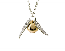 Load image into Gallery viewer, Harry Potter Angel Wings and Orb Necklace