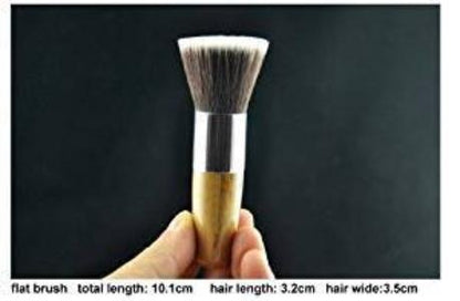 11pc Luxury Bamboo Makeup Brushes with Pouch