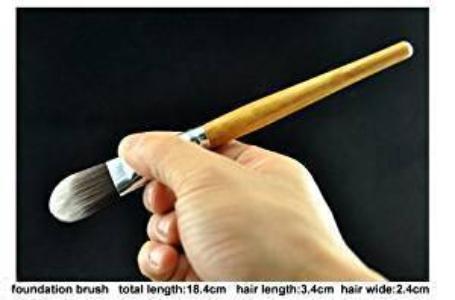 11pc Luxury Bamboo Makeup Brushes with Pouch