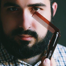 Load image into Gallery viewer, Sir Reginalds Moustache and Beard Comb