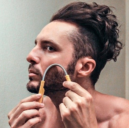 Groomarang 'Nunchuck' World's First Hair Threading and Shaving Device