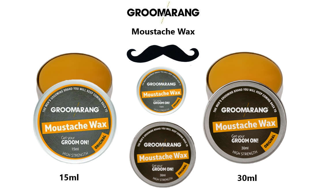 Groomarang Original Moustache Wax 15ml & 30ml