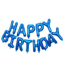 Load image into Gallery viewer, Inflatable Happy Birthday Balloon with String and Straw