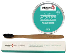 Load image into Gallery viewer, Infinitive Beauty Charcoal Powder and Charcoal Brush