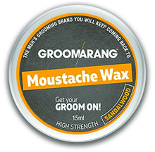 Load image into Gallery viewer, Groomarang Sandalwood Moustache Wax 15ml