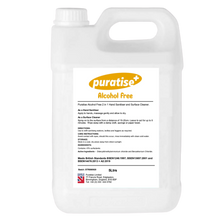 Load image into Gallery viewer, Puratise 5 Litre ALCOHOL FREE 2 in 1 Hand Sanitiser and Surface Cleaner