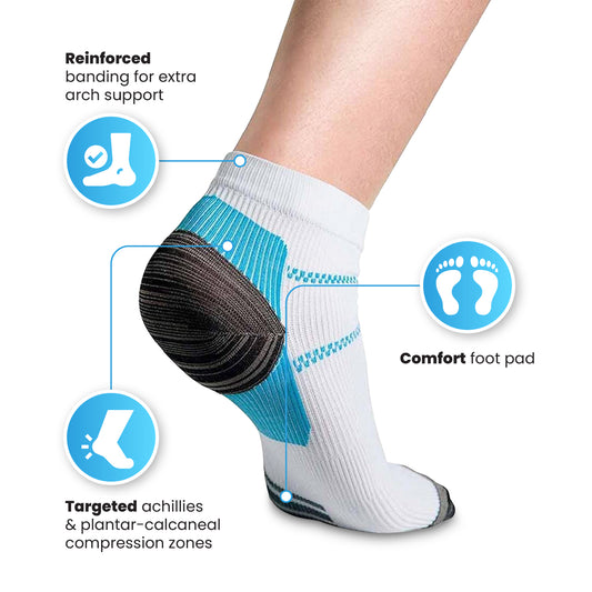 Pain Relief Plantar Compression Ankles Socks