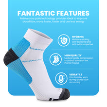 Load image into Gallery viewer, Pain Relief Plantar Compression Ankles Socks