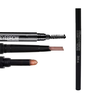 3 In 1 Smooth Stereo Eyebrow Pen - Brush, Powder & Pen
