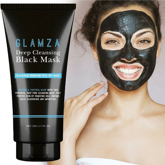 GLAMZA Deep Cleansing Black Mask - Blackhead Removing Peel off Mask 50g