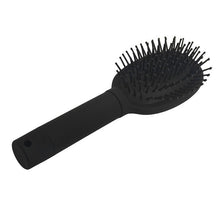 Load image into Gallery viewer, Generise &#39;Secret Stash&#39; Hair Bristle Brush - Rubberised Handle (Black)