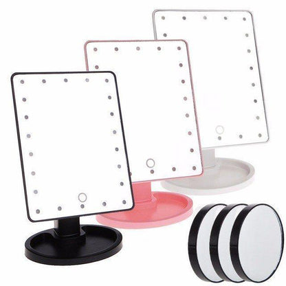 22 LED Magnifying Touch Screen Vanity Mirror