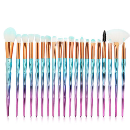 20pc Diamond Make Up Brush Sets - 2 Colour Choices