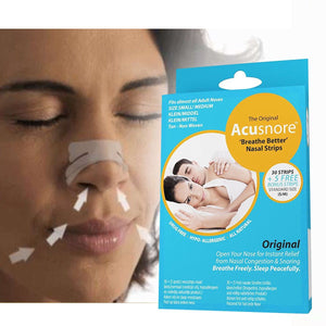 Acusnore Anti Snore 'Breathe Better' Nasal Strips