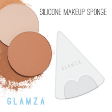 Load image into Gallery viewer, Glamza Triangle Silicone Make Up Sponge