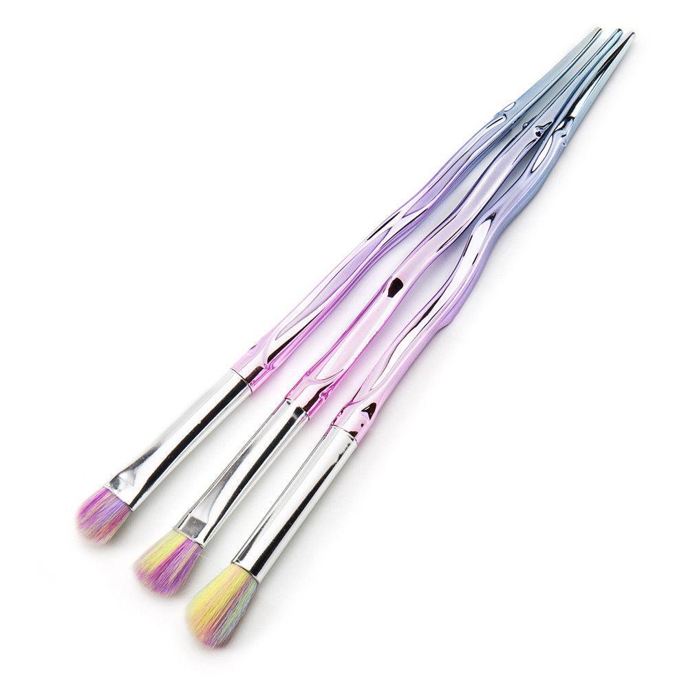 7PCS Twist Pink Diamond Makeup Brush Set
