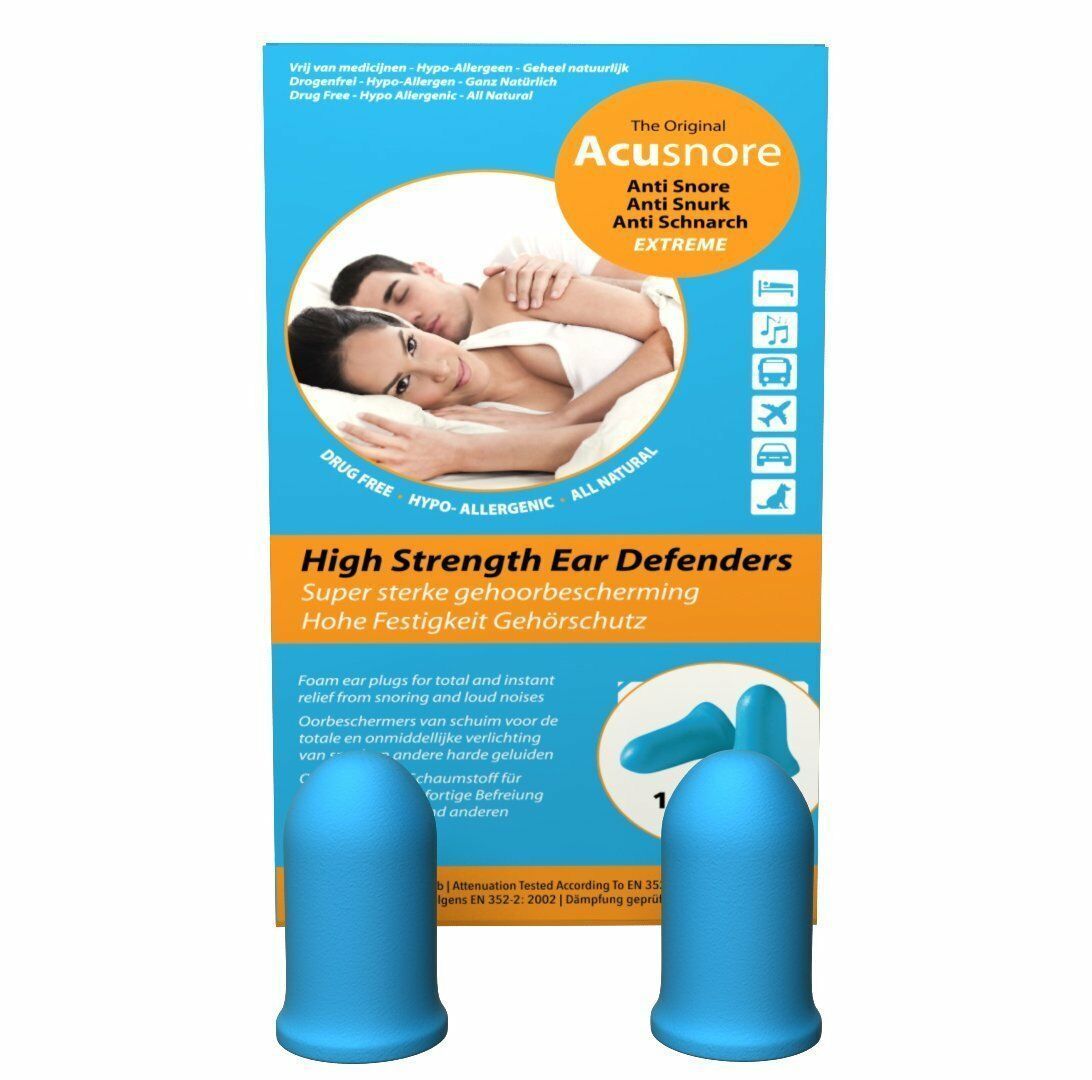 Acusnore High Strength Ear Defenders - 20 Pack
