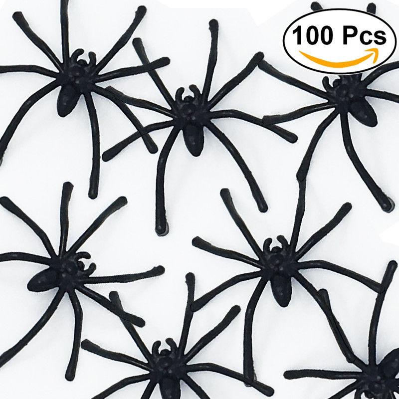 Halloween Spiders Bag of 100 - Mini & Large