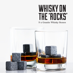 Granite Whiskey Ice Cooler Stones (Reuseable)
