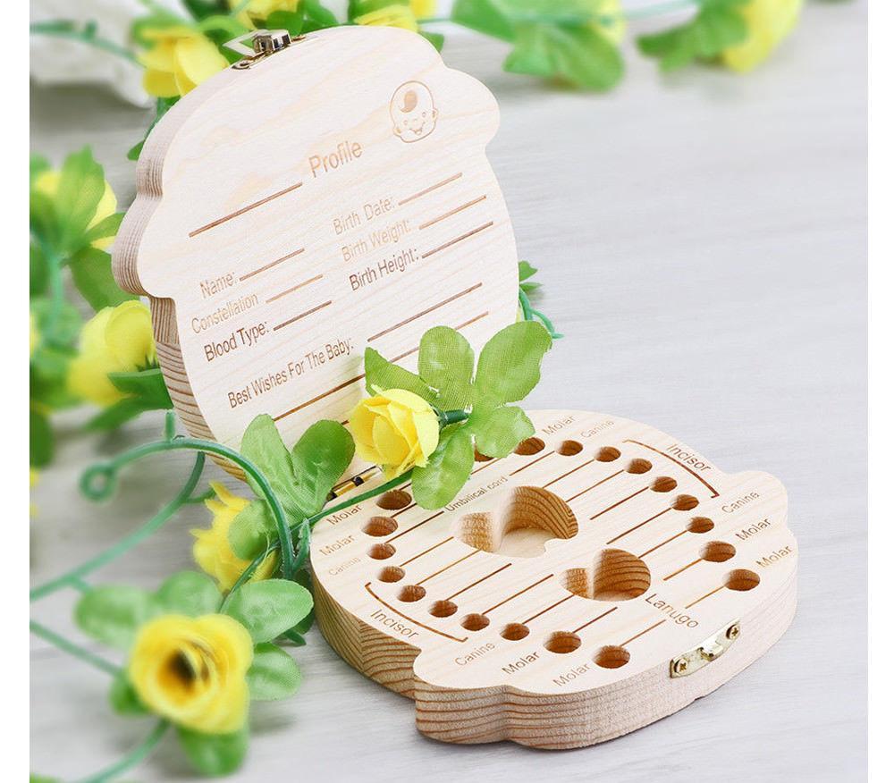Baby Boys & Girls Keepsake Tooth and Lanugo Box